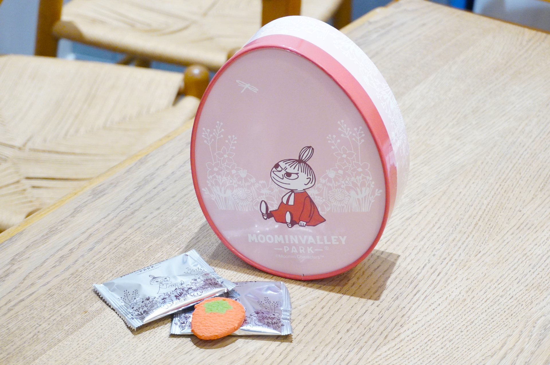 甘酸っぱい香りが広がるリトルミイの「いちごクッキー」（15枚入り1200円）