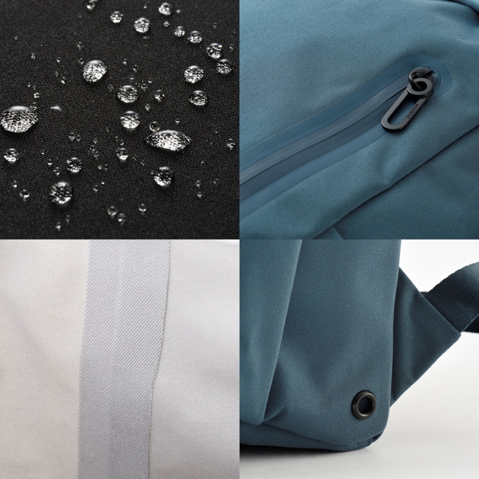 ゲリラ豪雨に耐える防水性とデザイン性を兼ねた「LIKID フラップバック