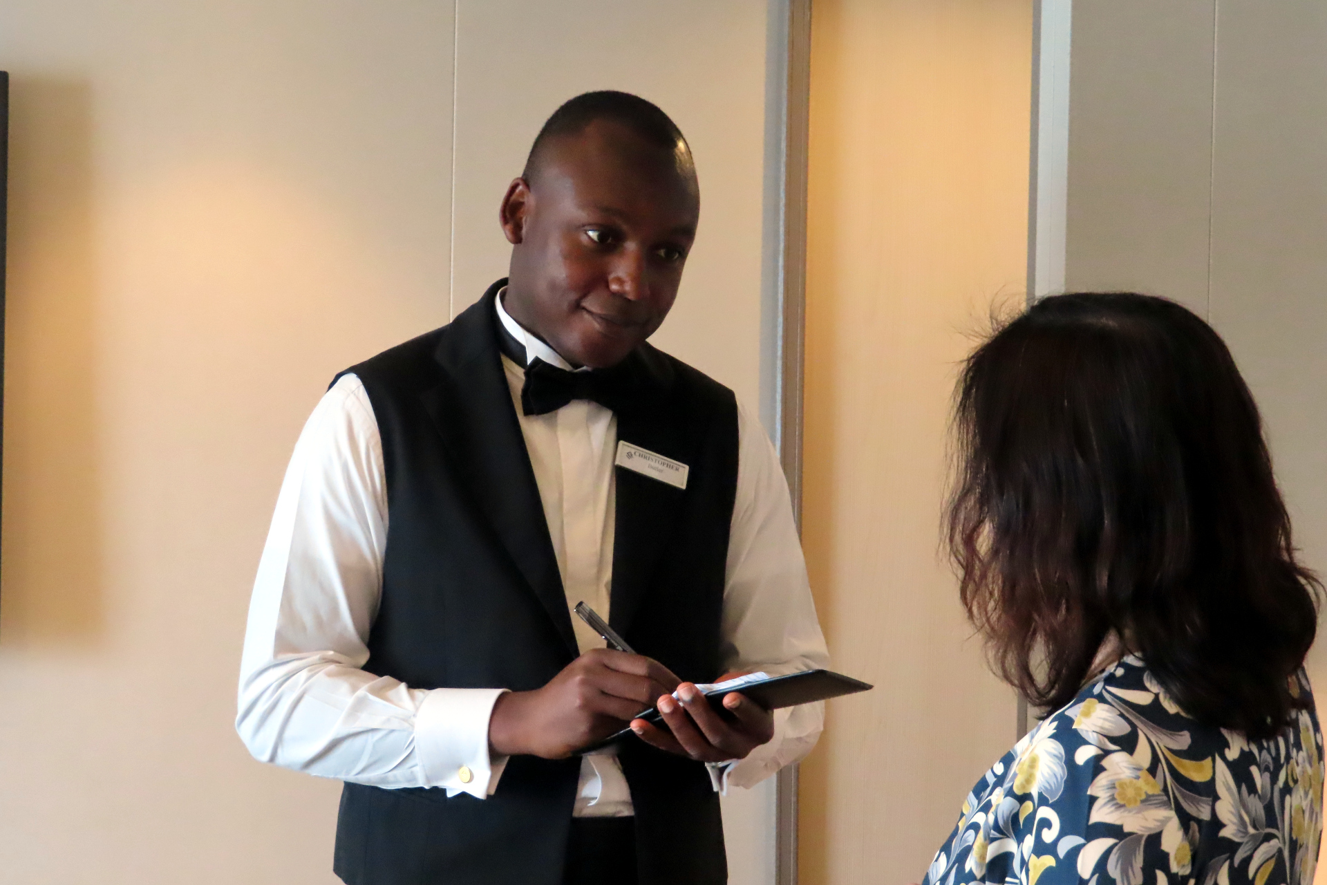 全室にバトラー（執事）がついてサポートしてくれる