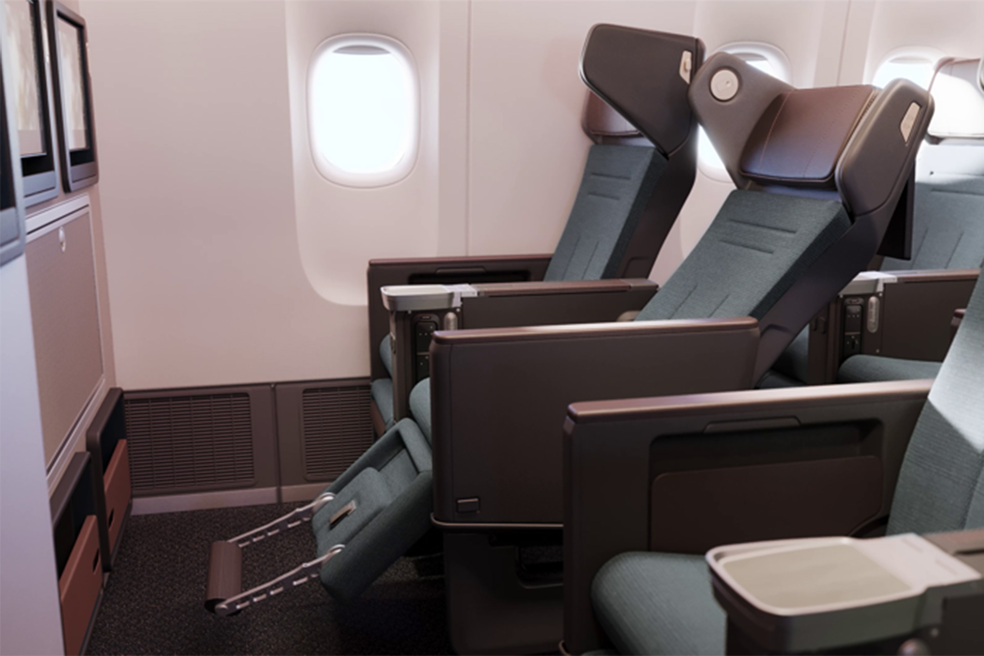 キャセイパシフィック航空のボーイング 777-300ER型機に追加するプレミアム・エコノミークラス