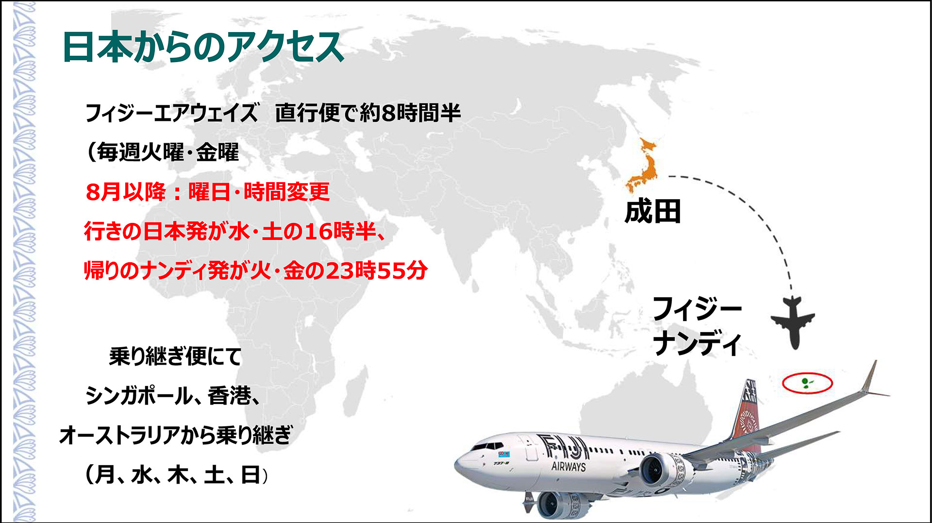 日本からのアクセス