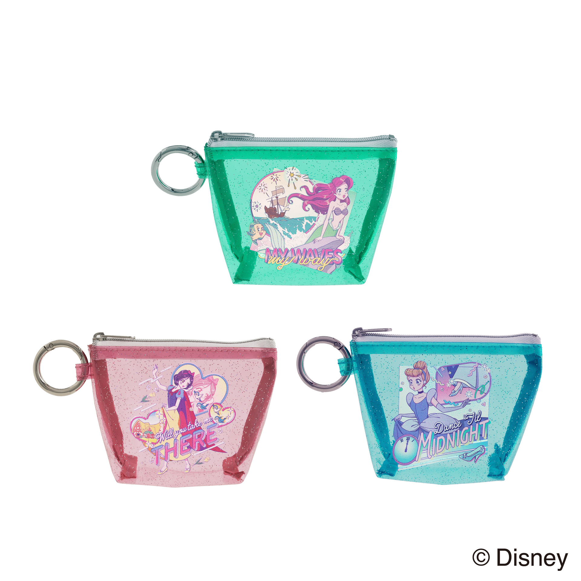 「MANGA プリンセス ポーチ」（各1870円）