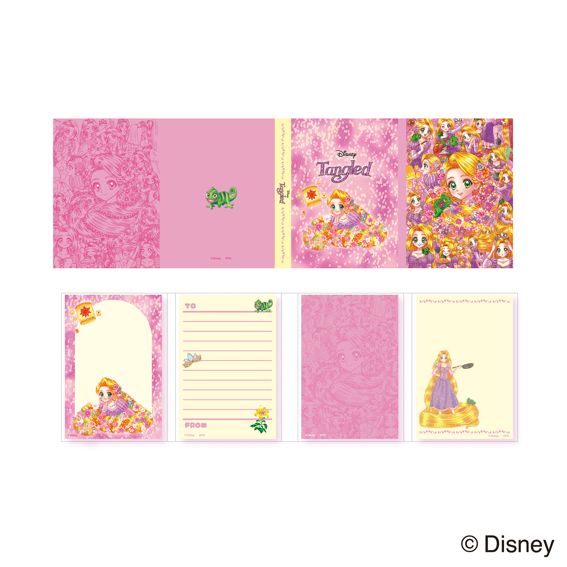 「ラプンツェル アートコレクション BY 中川翔子 パタパタメモ」（660円）