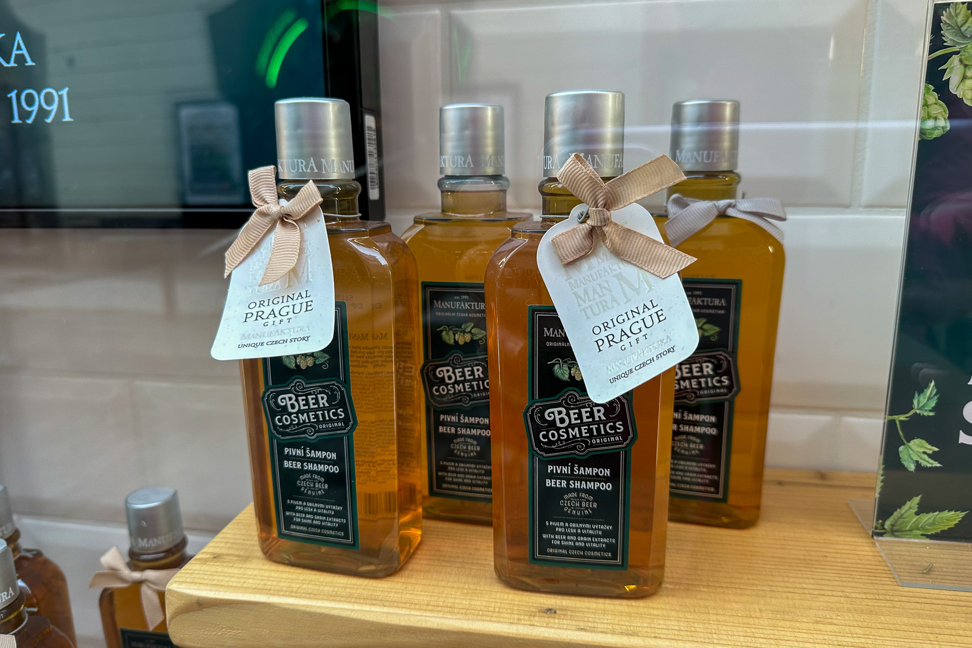 マヌファクトゥラのビールシャンプーはお土産にお勧め