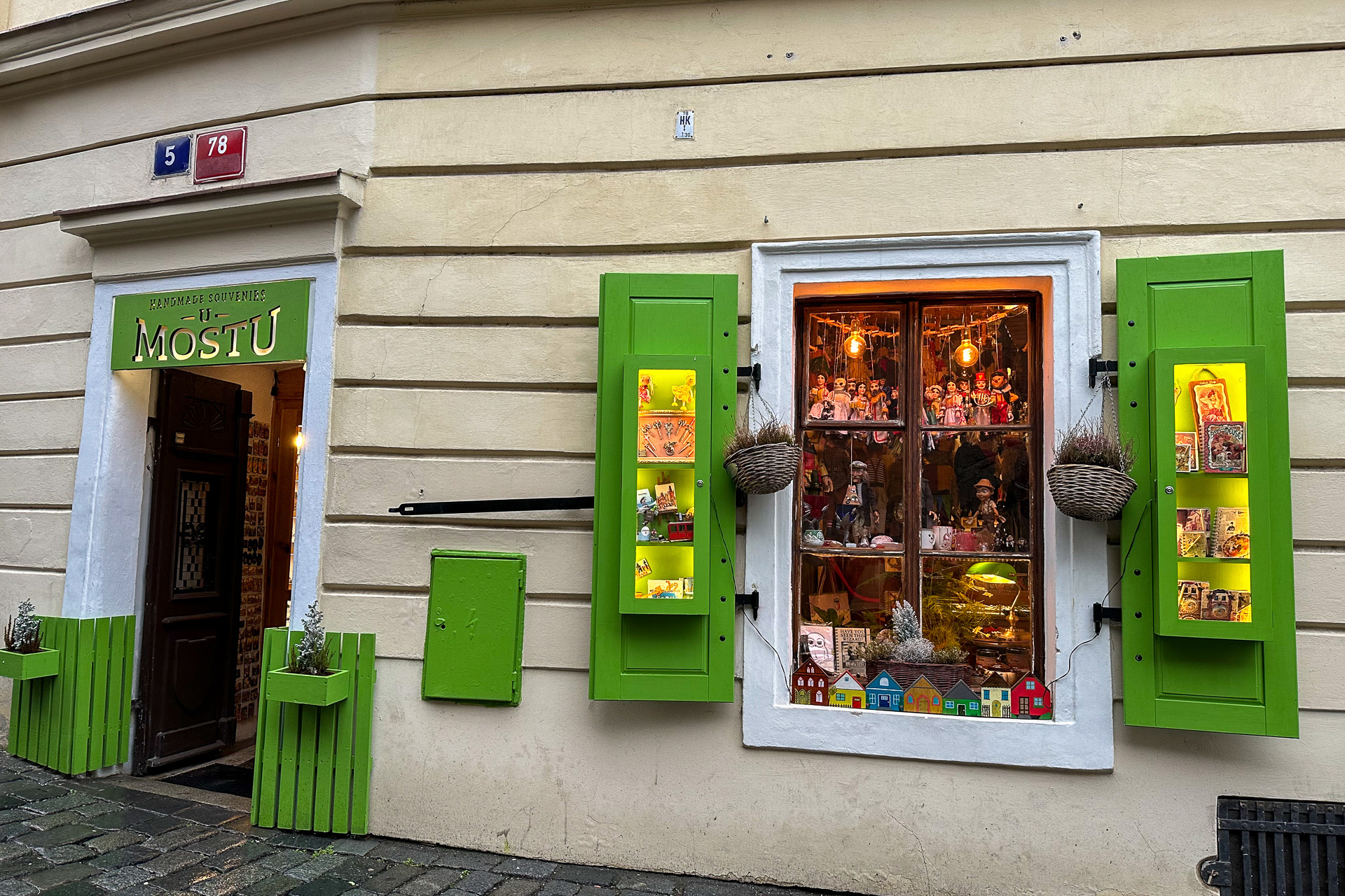 「U Mostu」というチェコハンドメイド雑貨店