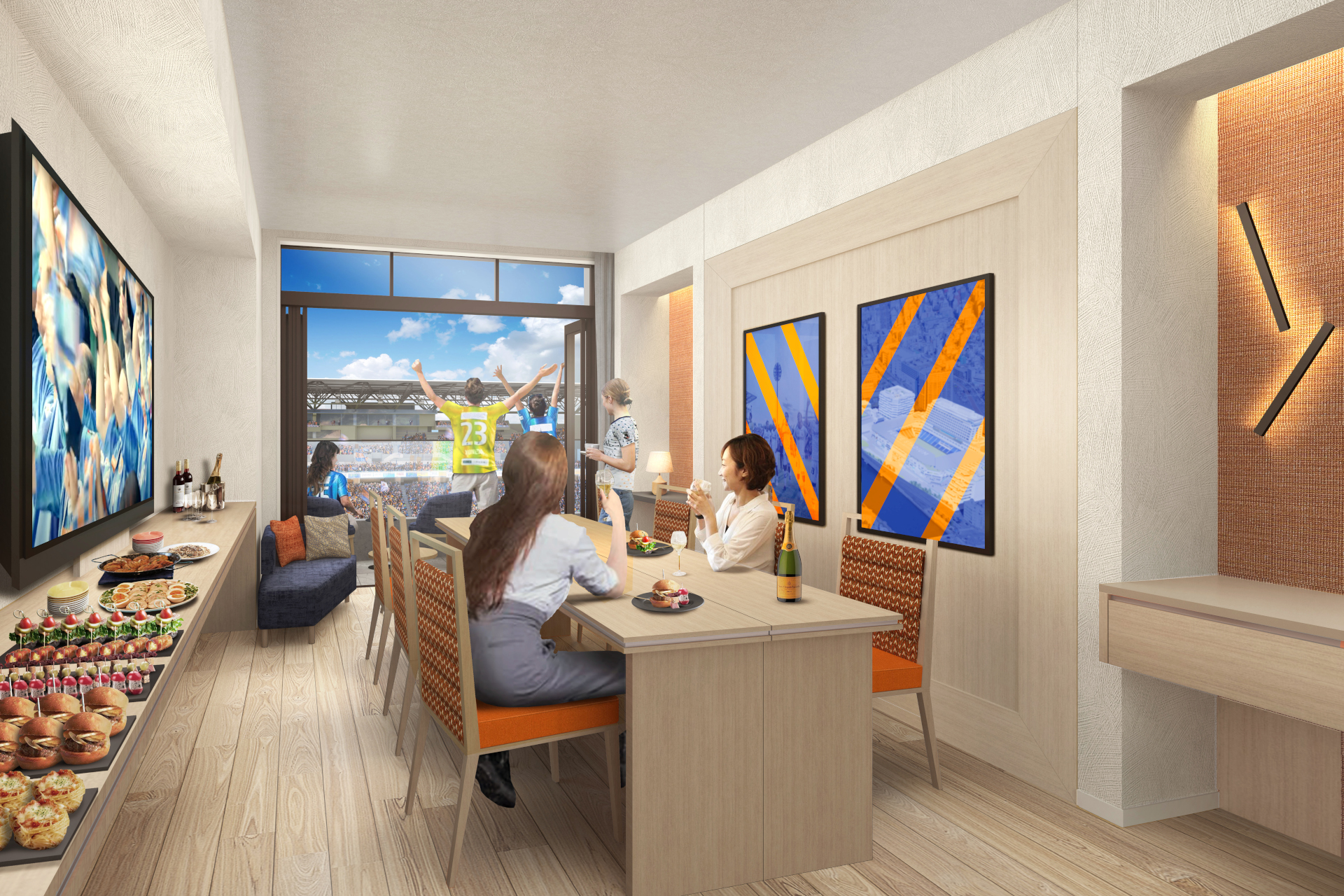 ホテル客室のプラチナBOX（提供：ジャパネットホールディングス）