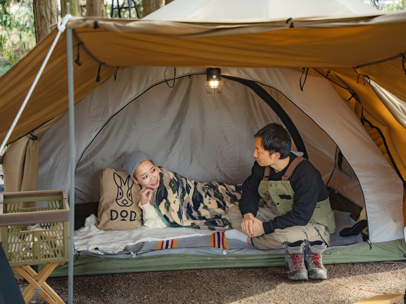 テントサイズは2人向け