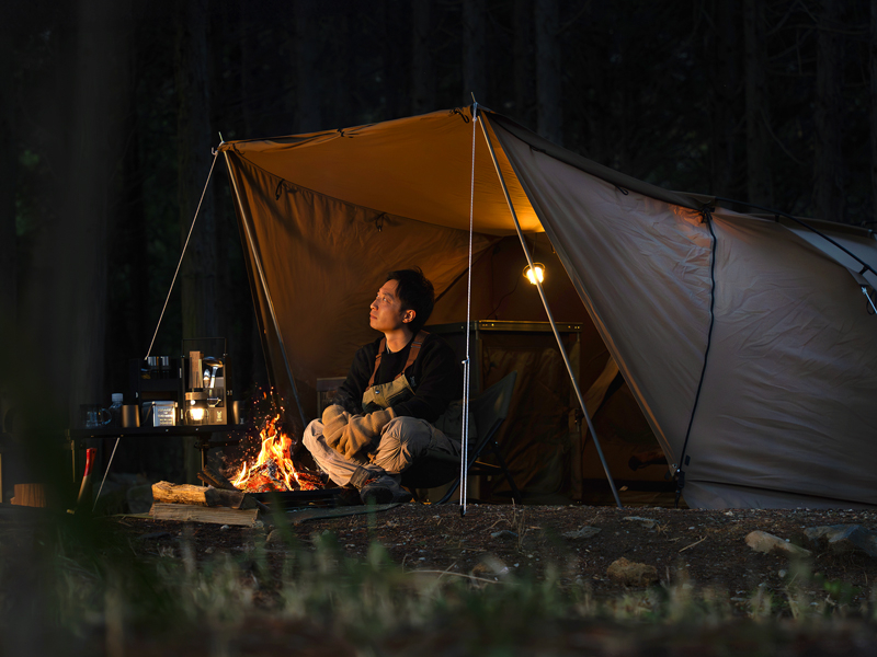 日差しや結露、火の粉にも強い