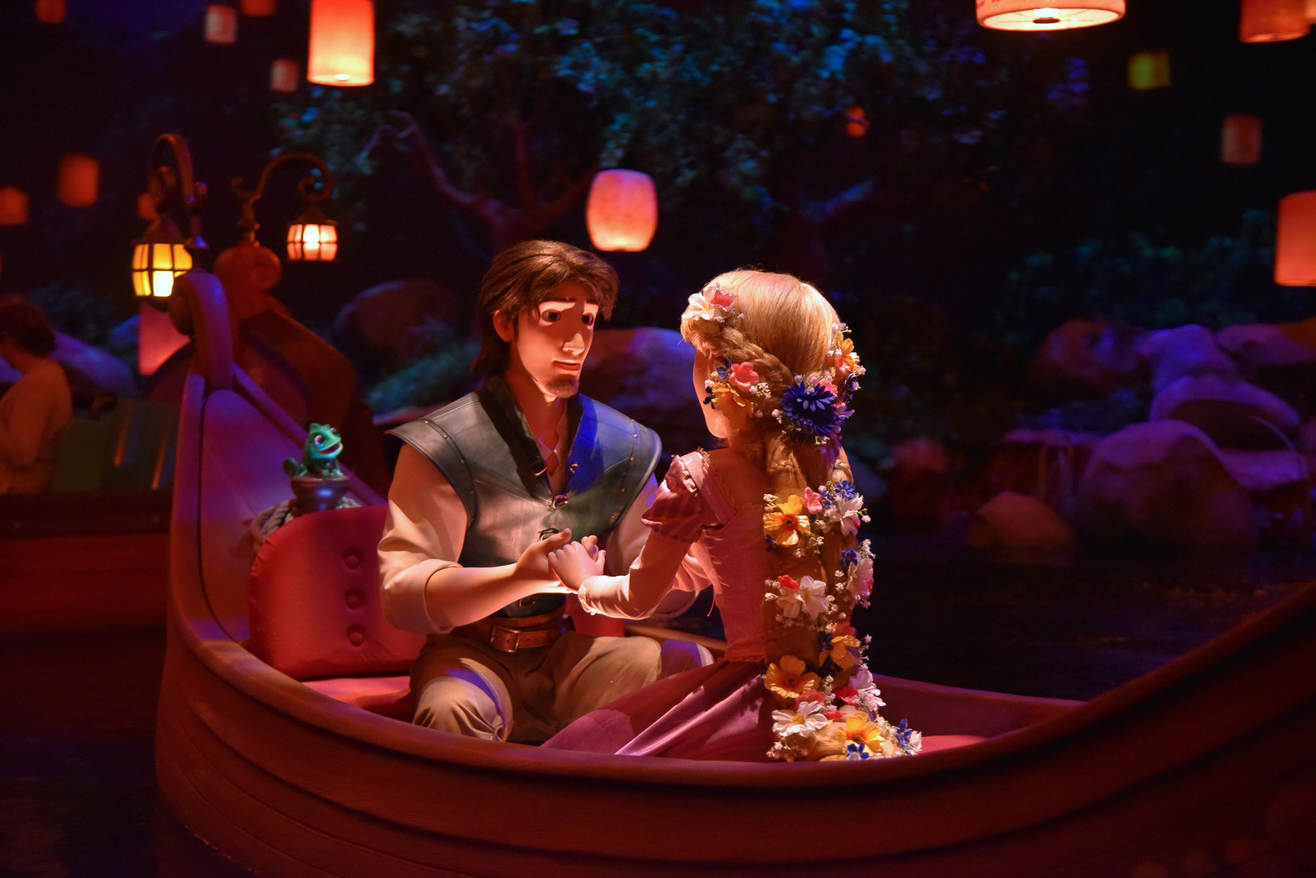 ラプンツェルの髪飾りもかわいんです