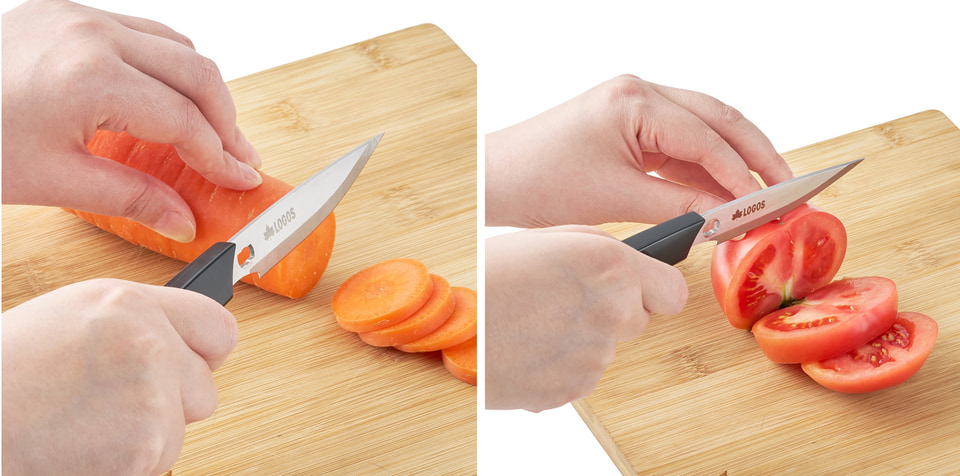 アウトドア用多機能シザーナイフ・分離して、ナイフとしても使用可能 ハサミ？ナイフ？いやまさか、両方とは…。『LOGOS シザーナイフ』が4月