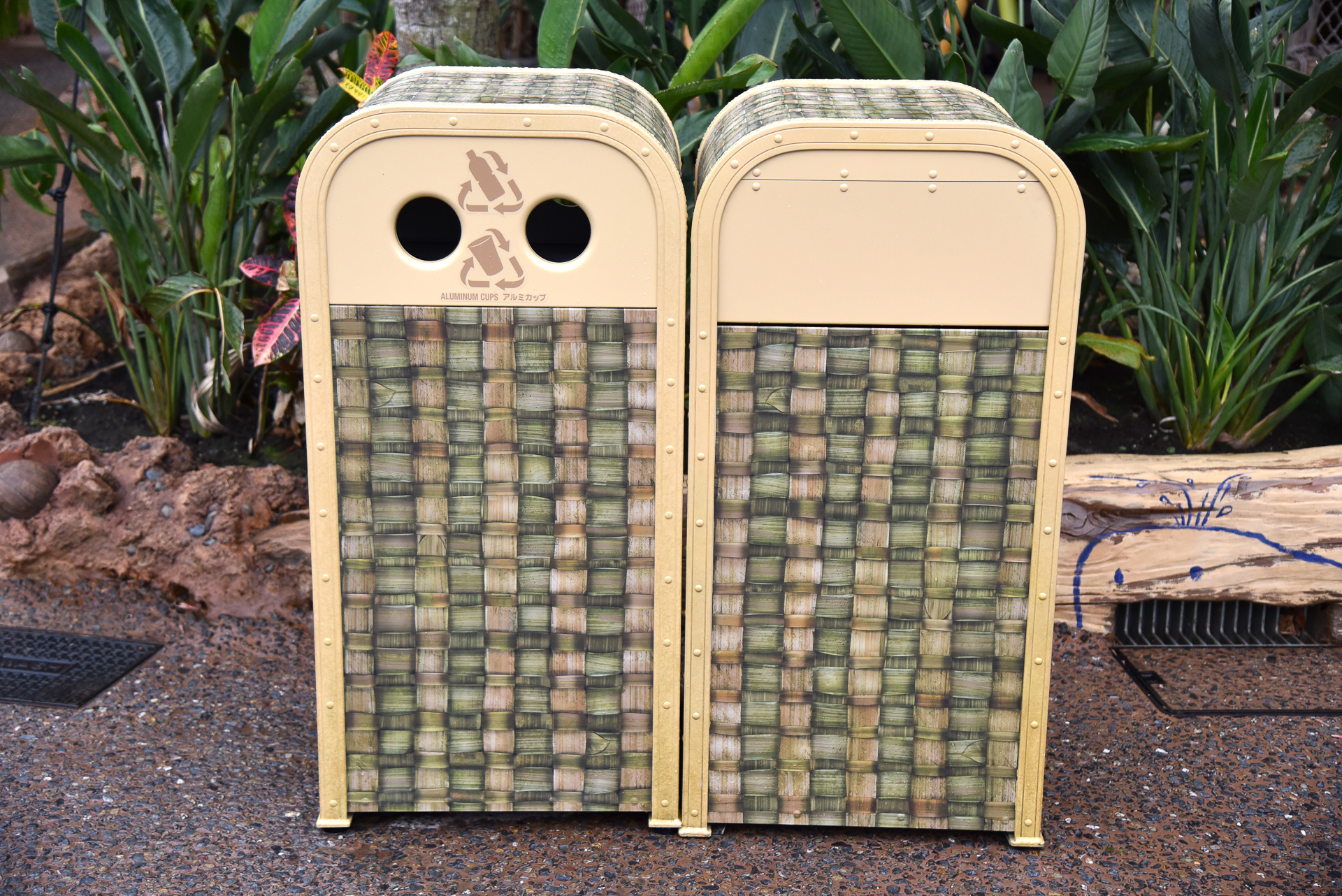 「ピーターパンのネバーランド」のトラッシュカン