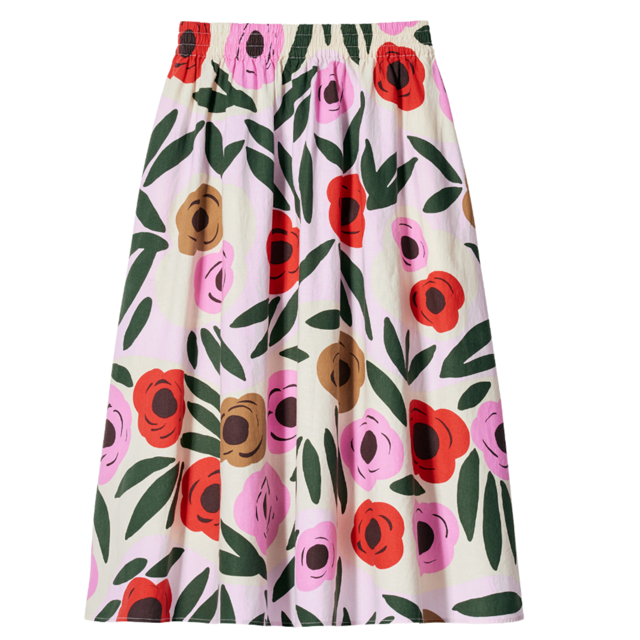 ウィメンズ「リネンブレンドスカート」4990円