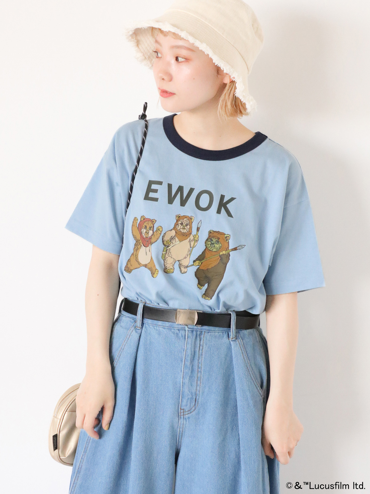 「【STAR WARS】リンガーTシャツ」（各3300円）