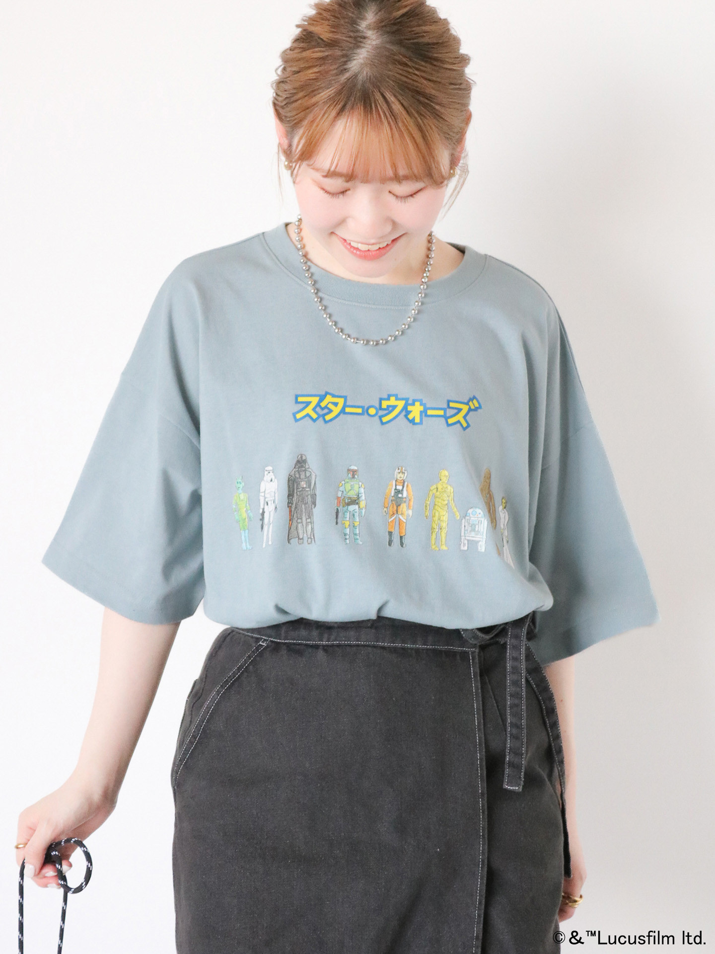「【STAR WARS】オーバーサイズTシャツ」（各3300円）
