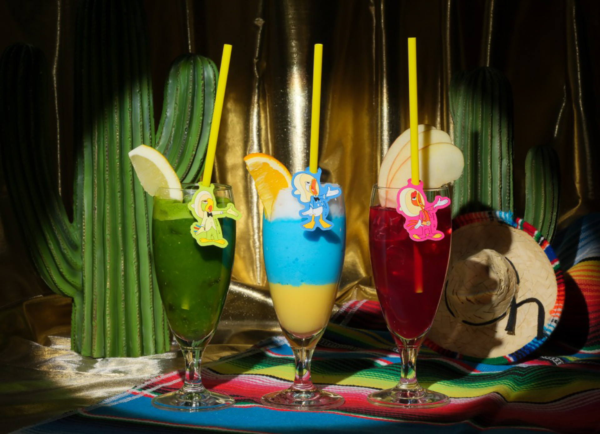 キャラクターをモチーフとしたドリンク3種