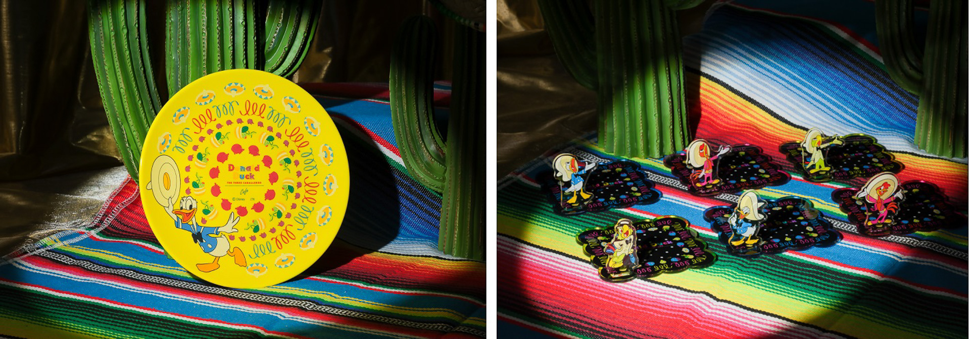 「プレート」（3300円）と「アクリルスタンドコースター」（1045円）