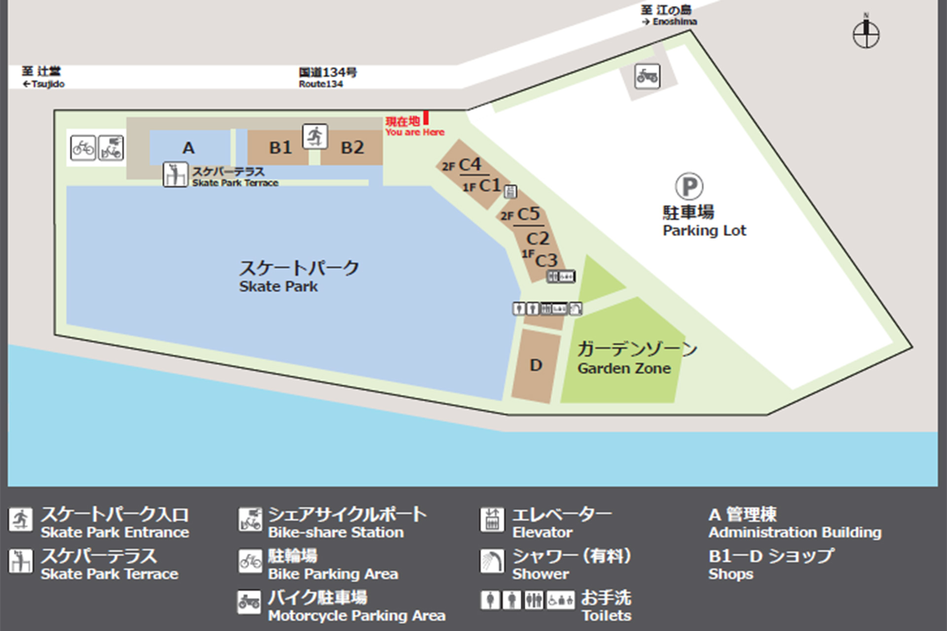 パークの全体図