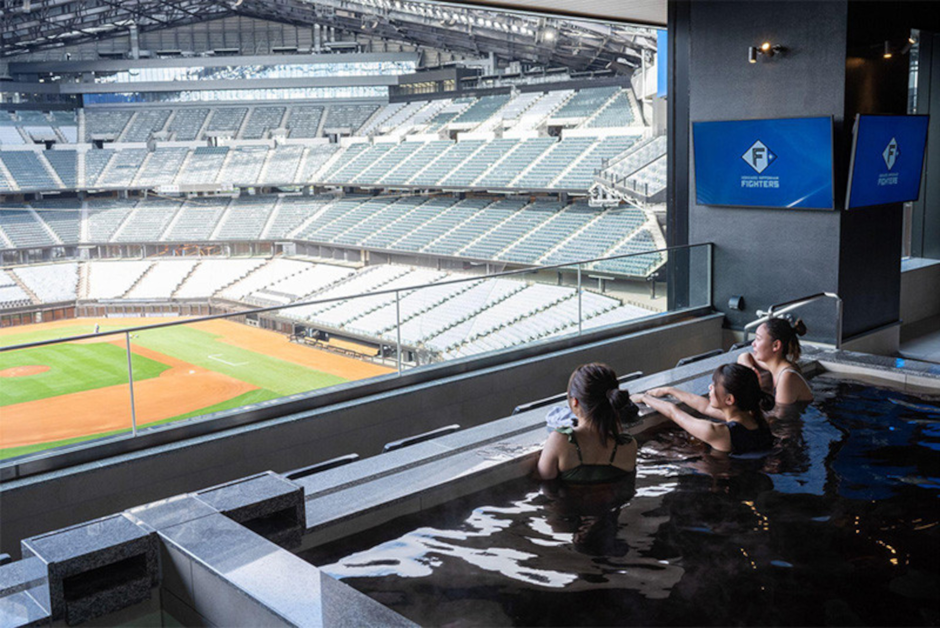 エスコンFを一望できる温浴施設で“試合のない日限定”駐車場4時間無料キャンペーン実施