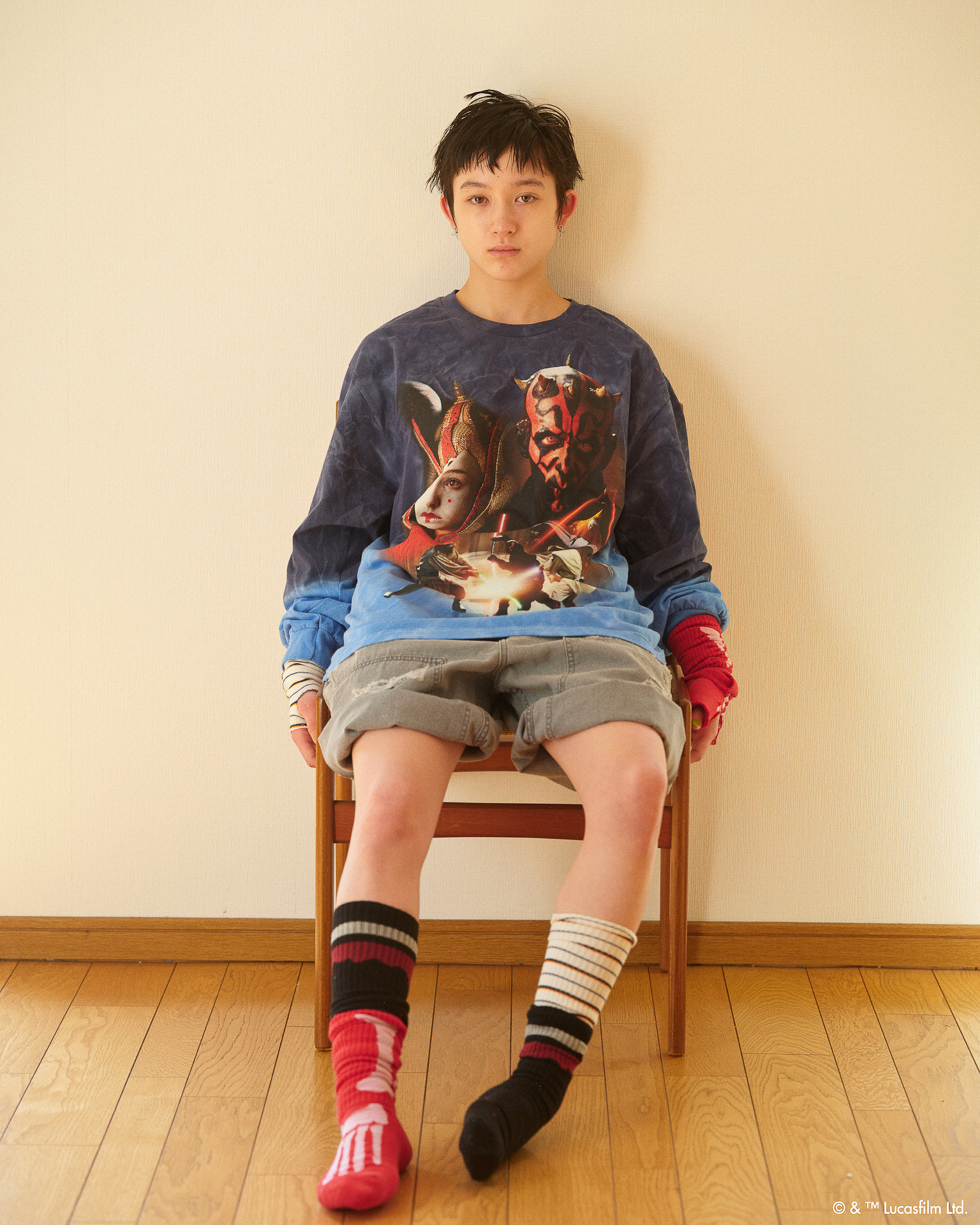 「“The Phantom Menace”LS Tee（Tie-Dye）」（1万9800円）