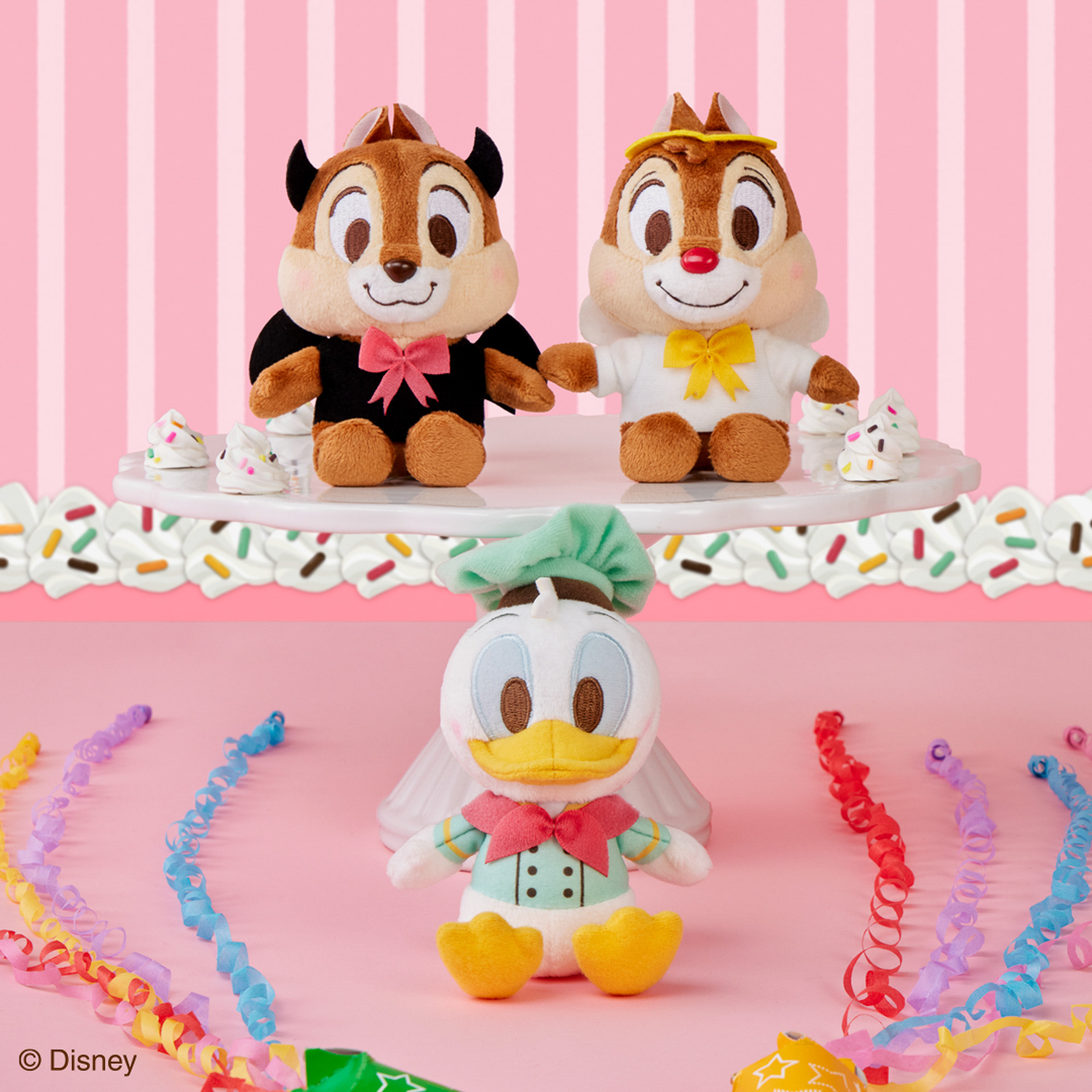 「ドナルド＆チップ＆デール 赤いほっぺ マスコット ～Happy！ Surprise！ CHOCO SPRAY～（全3種）」