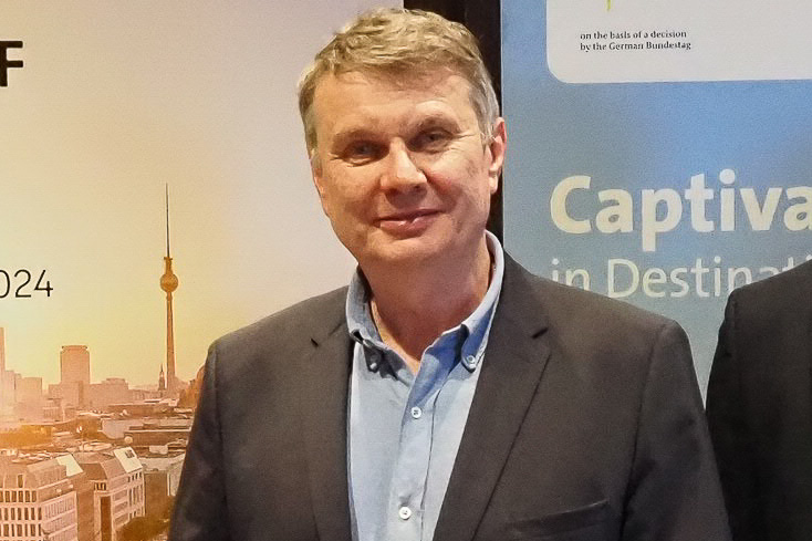 ベルリン観光局代表のブルクハート・キーカー氏