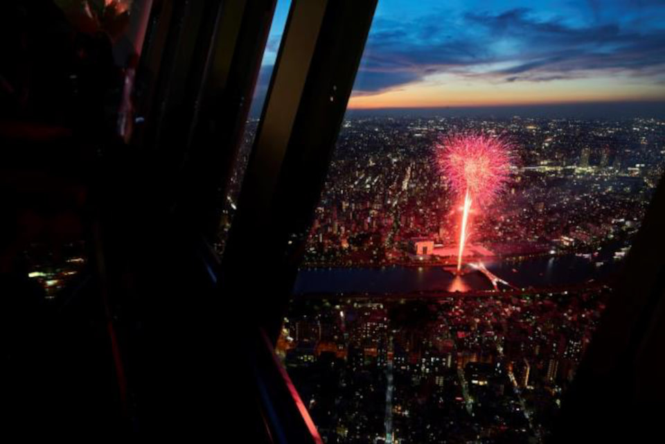 634名限定！ 東京スカイツリー展望台から花火を観賞できる「隅田川花火  