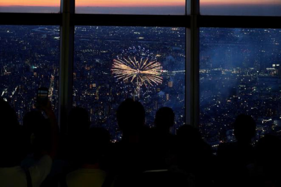 634名限定！ 東京スカイツリー展望台から花火を観賞できる「隅田川花火