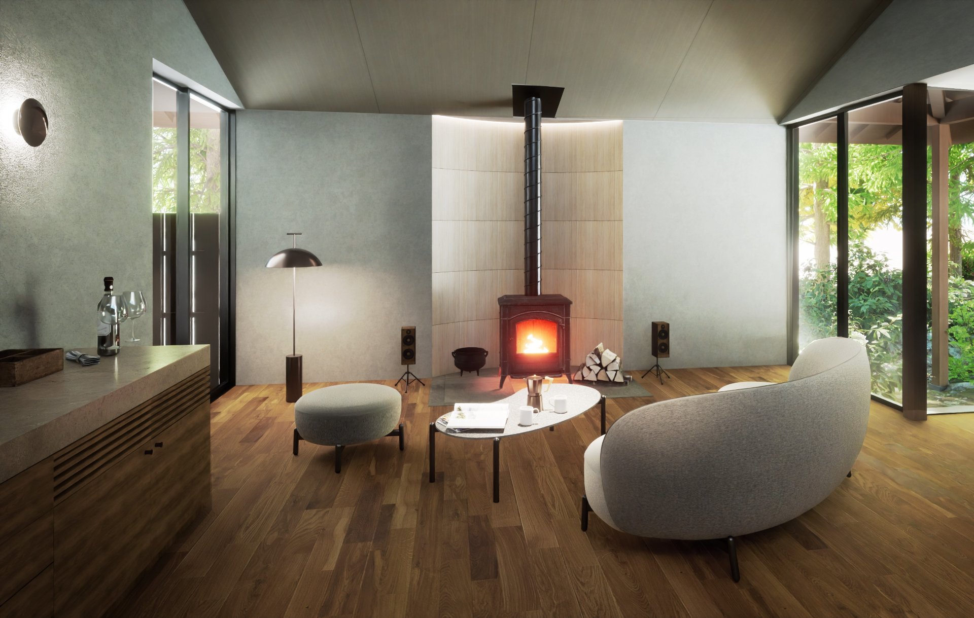 いぶきVILLAエリア温泉スイート18号棟（定員3名）