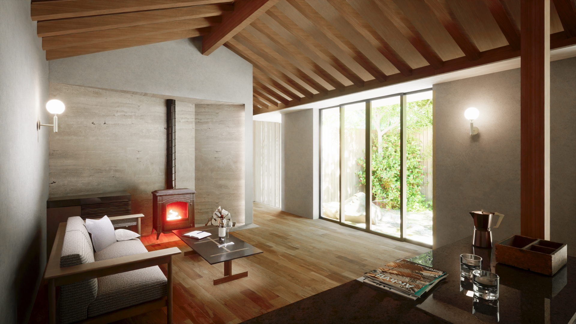 こだちのVILLAエリア温泉スイート13号棟（庭苑付き、定員2名）