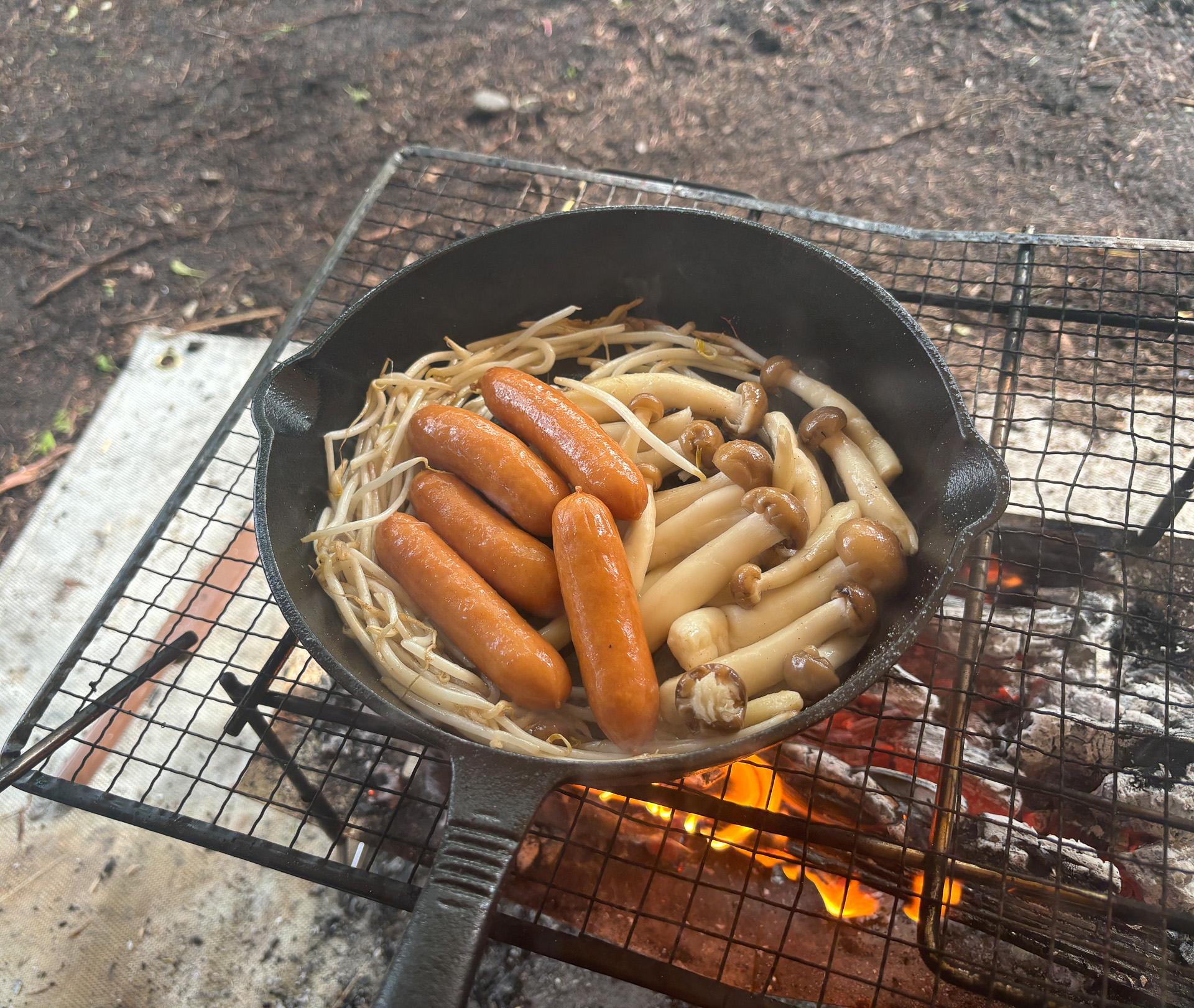 スキレットで焼くと何でも美味しくなります