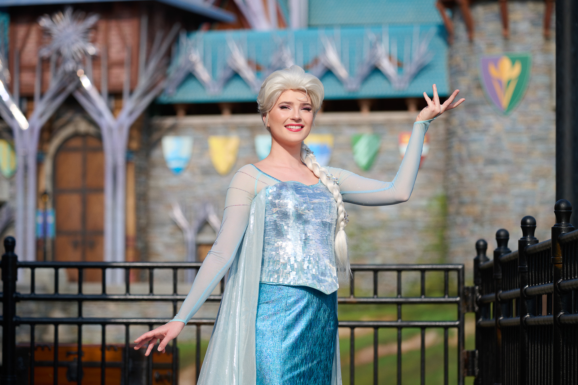 「アナと雪の女王」のエリアでのラインイベントは初の試み