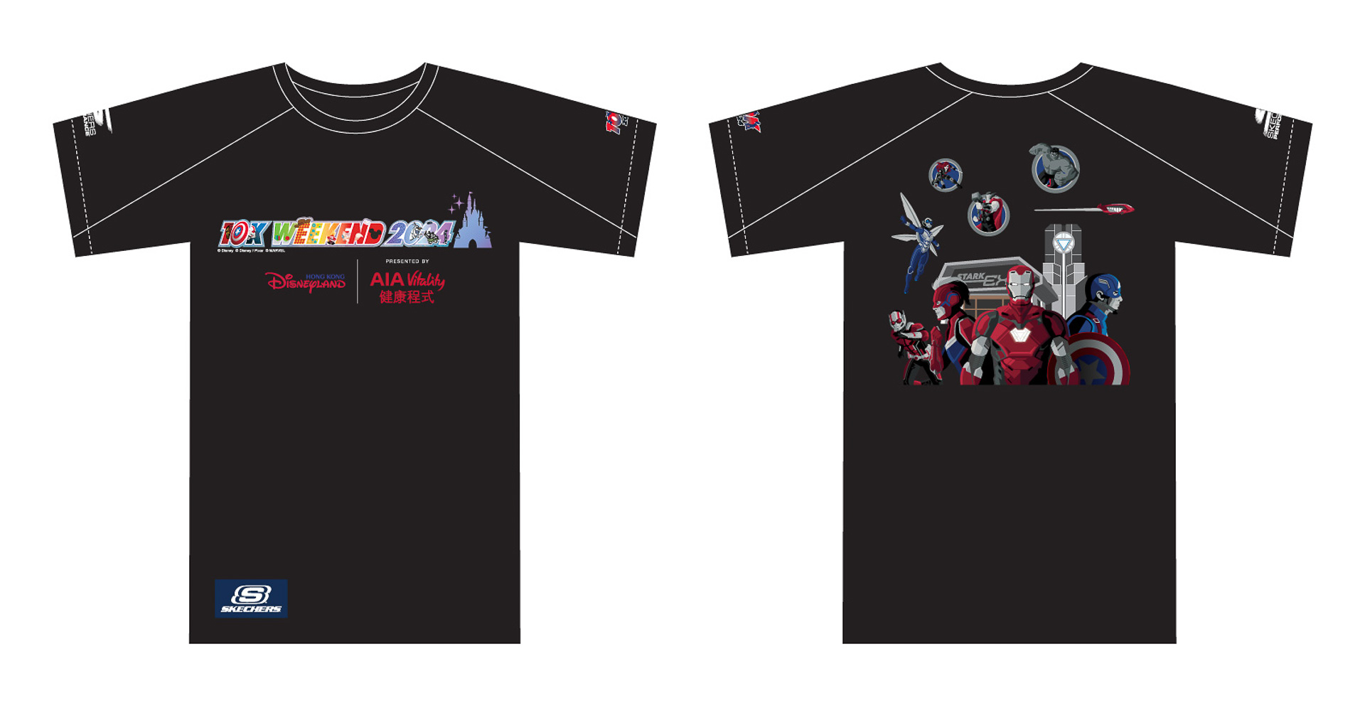「ランナーTシャツ（マーベル・スーパーヒーローズ10K）」