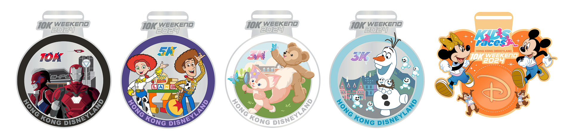 完走者に授与するメダル