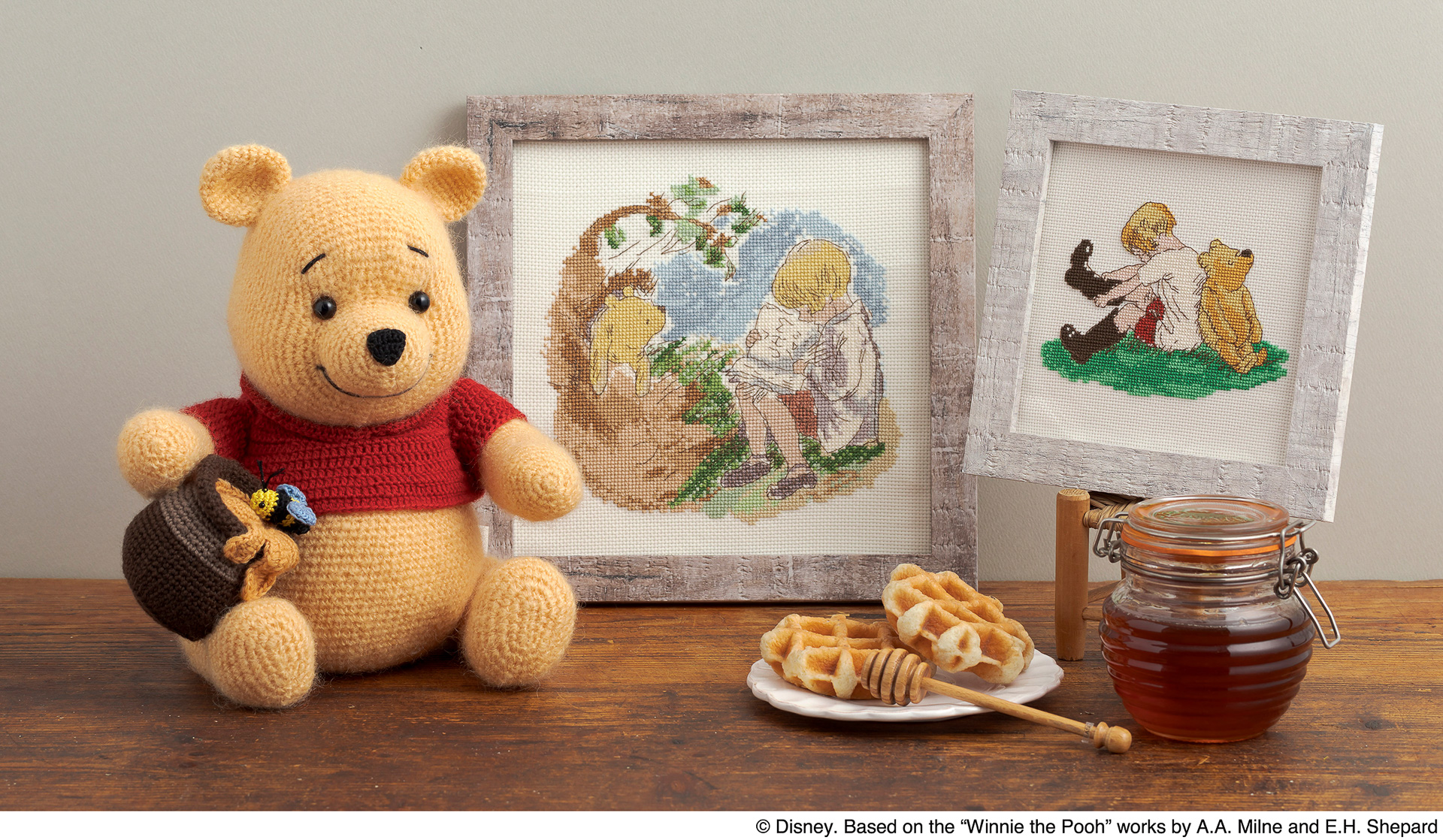 ホビーラホビーレから「くまのプーさん」モチーフの手芸アイテムが発売