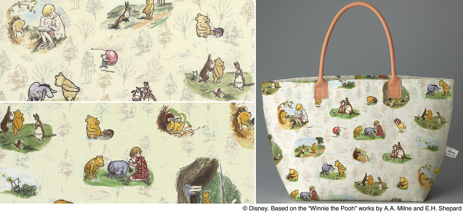 「オックス くまのプーさん」（1mあたり：各3300円）