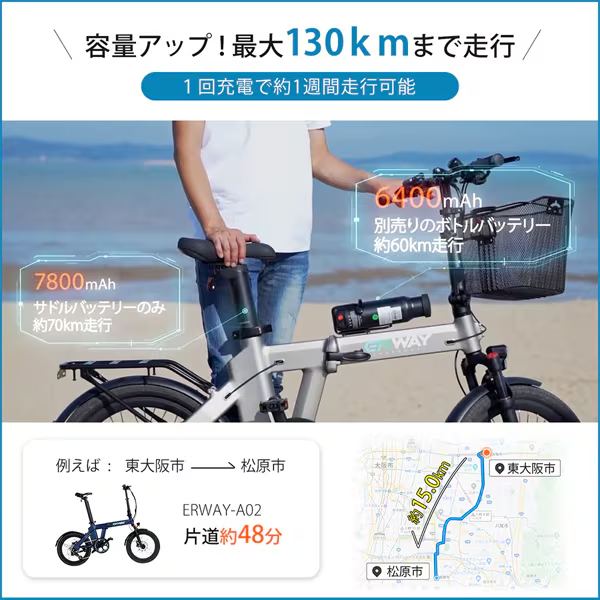 電動折りたたみ式自転車ERWAYボトルバッテリーと 取り付け用付属品。 楽天市場】☆45冠達成【型式認定済】 電動自転車 a01 折りたたみ