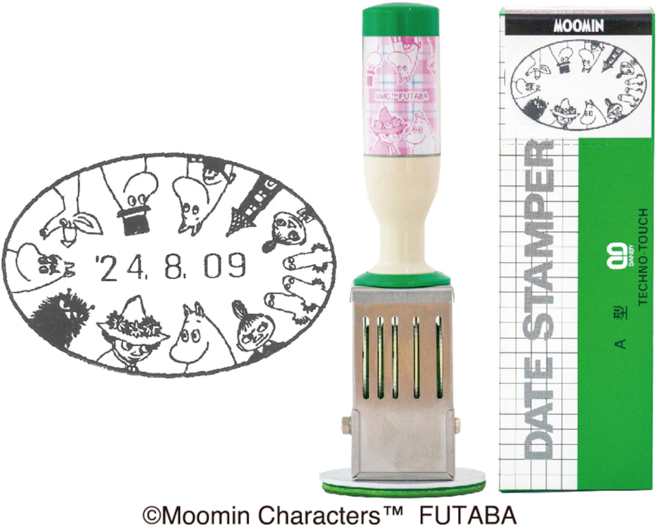 ムーミンの日付印＆スタンプパッド、6月3日発売。スケジュール帳を
