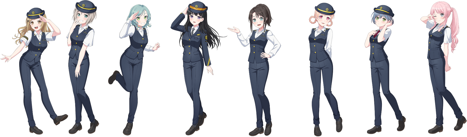JR東海制服描き下ろしイラスト
