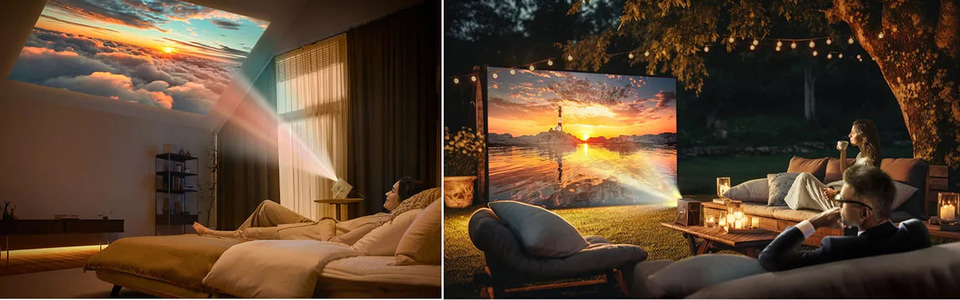 LG、超小型4Kプロジェクター「LG CineBeam Q」。重さ1.49kgで最大120