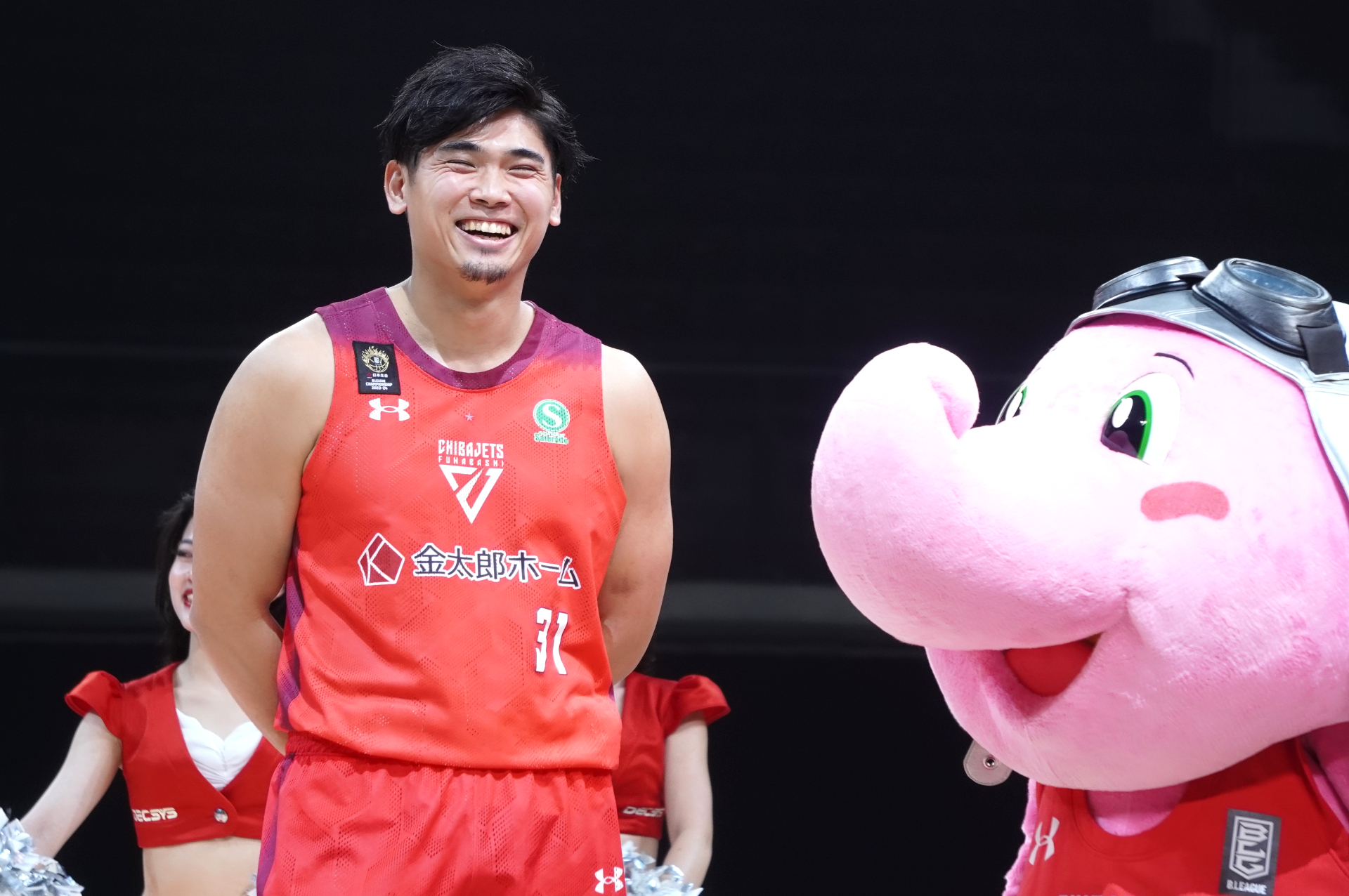 千葉ジェッツ 富樫勇樹選手、金近廉選手、原修太選手がフリースローを披露