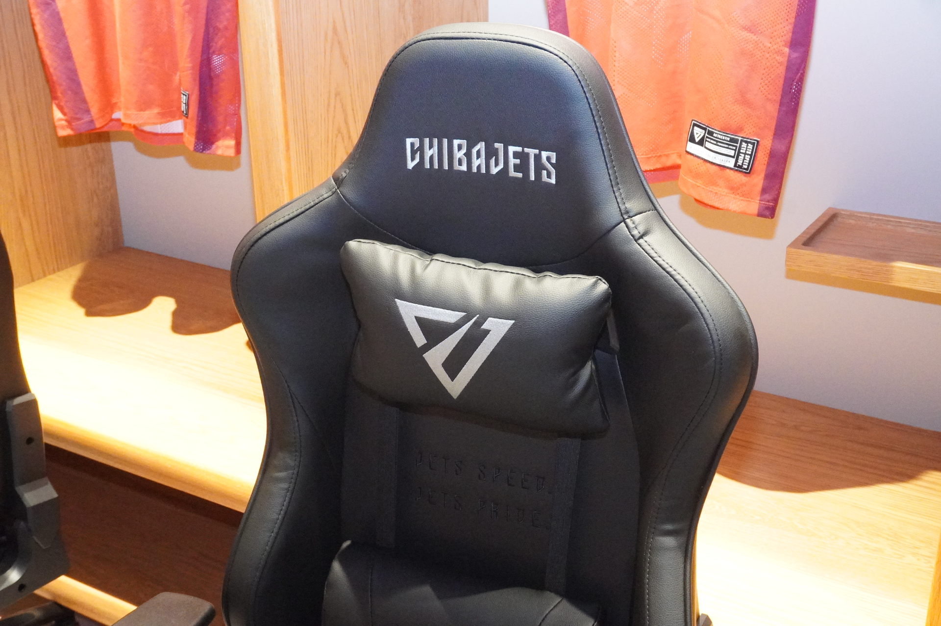 千葉ジェッツ選手専用ロッカールーム