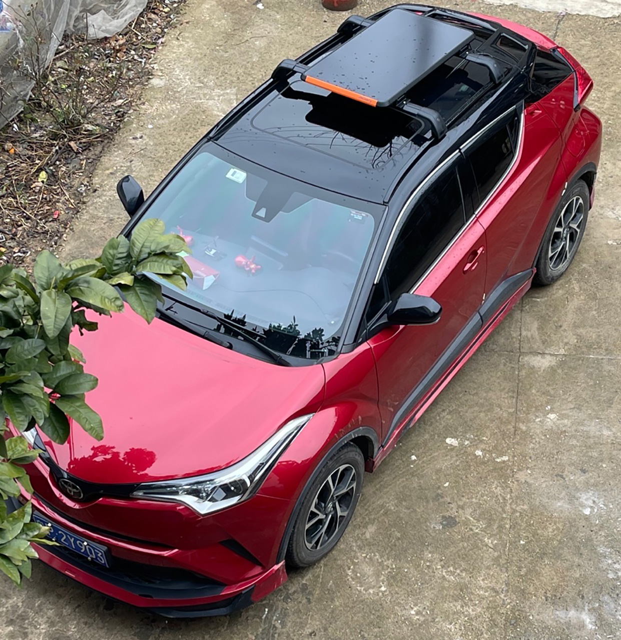 充電しながら移動できる