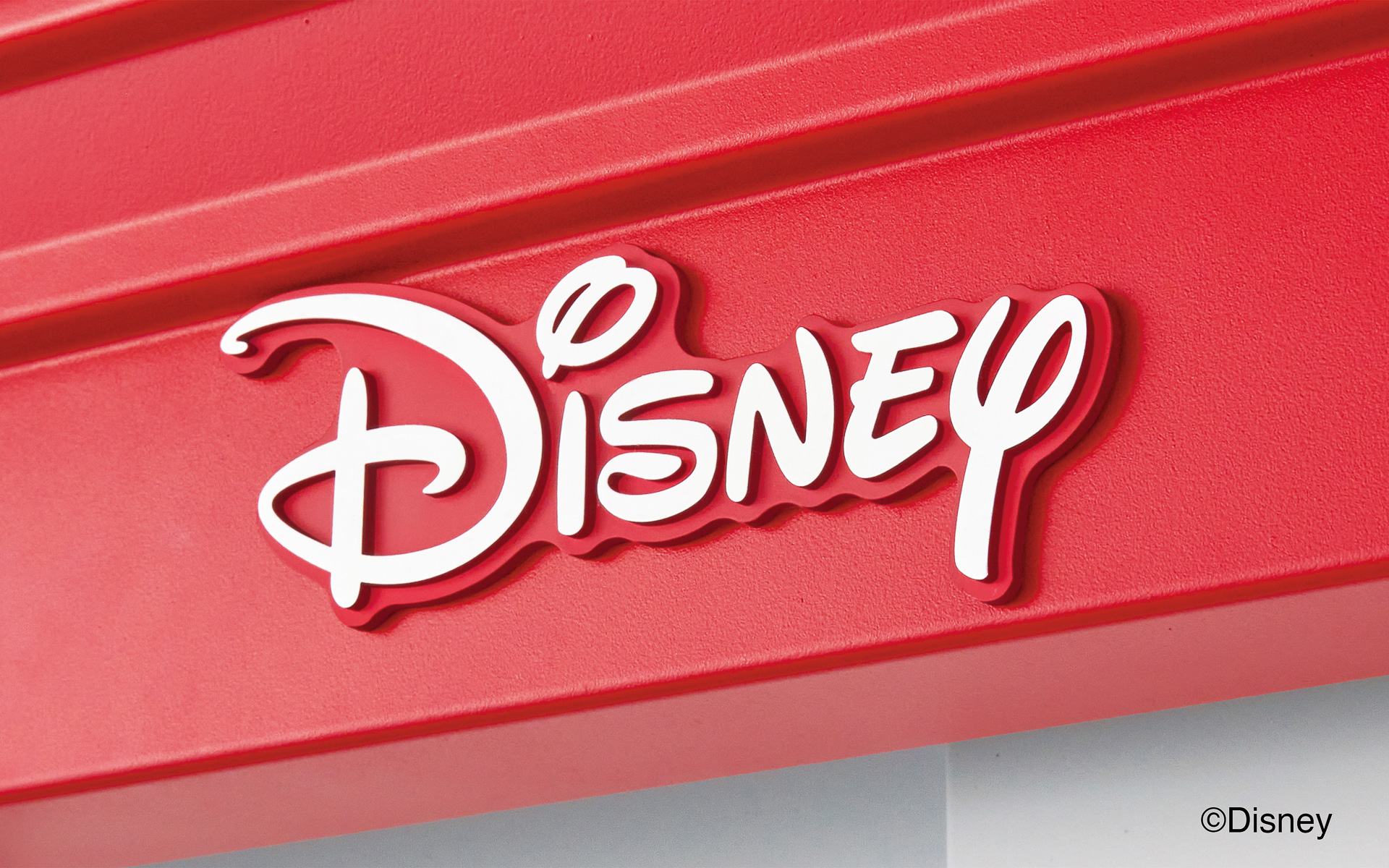 外装部分のディズニーロゴ