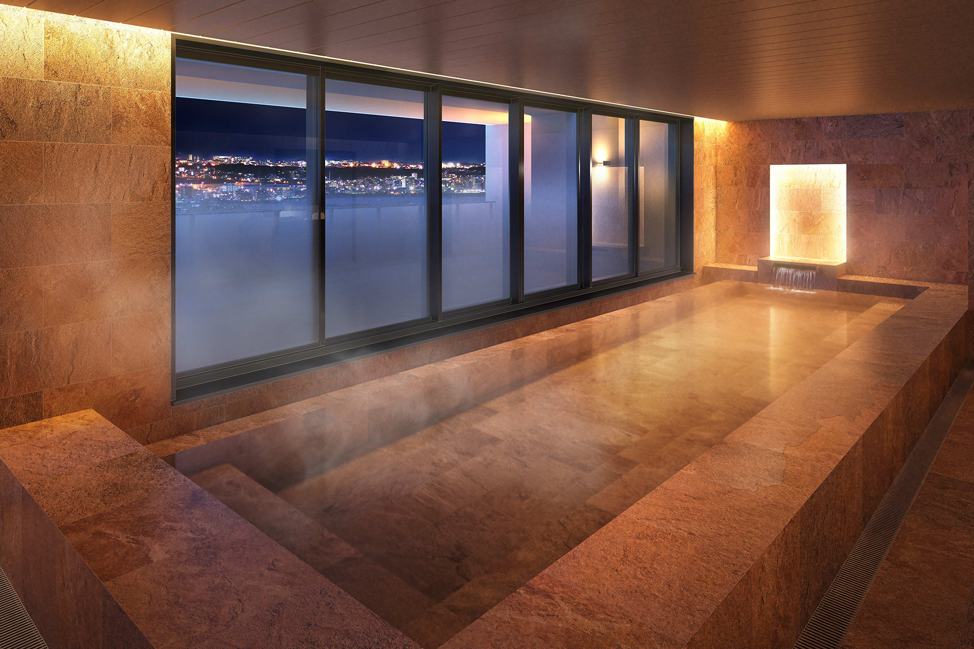 サウナ付き大浴場のイメージ