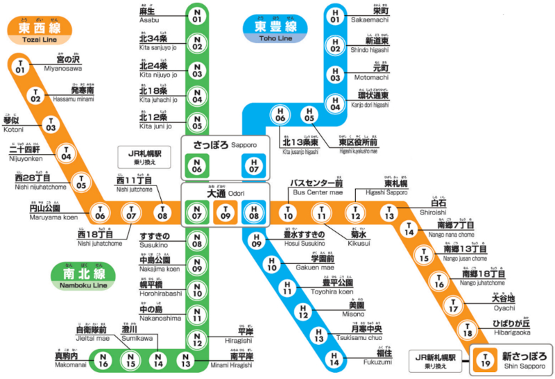 対象駅路線図