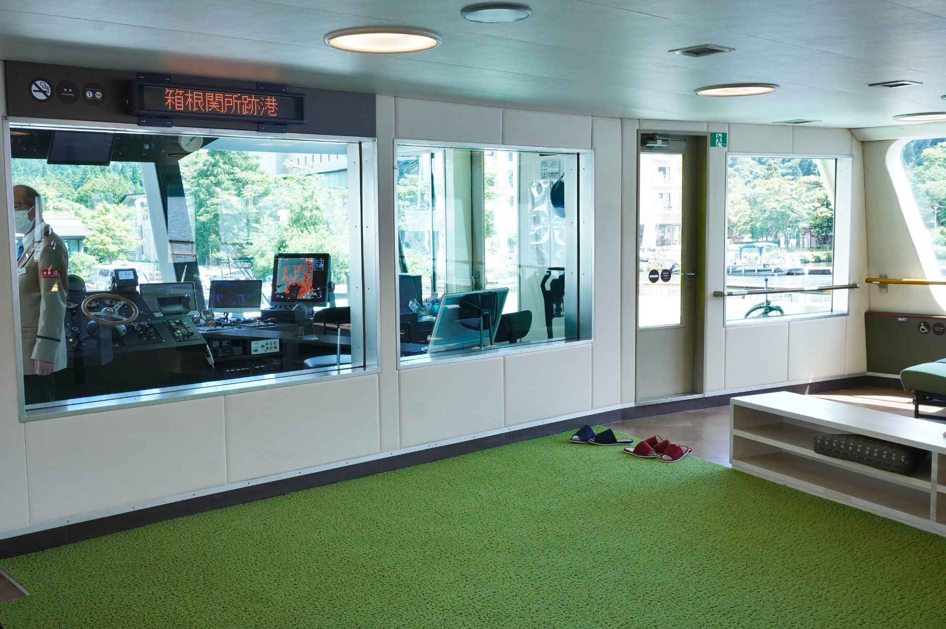 子供たちが靴を脱いで遊べるスペース