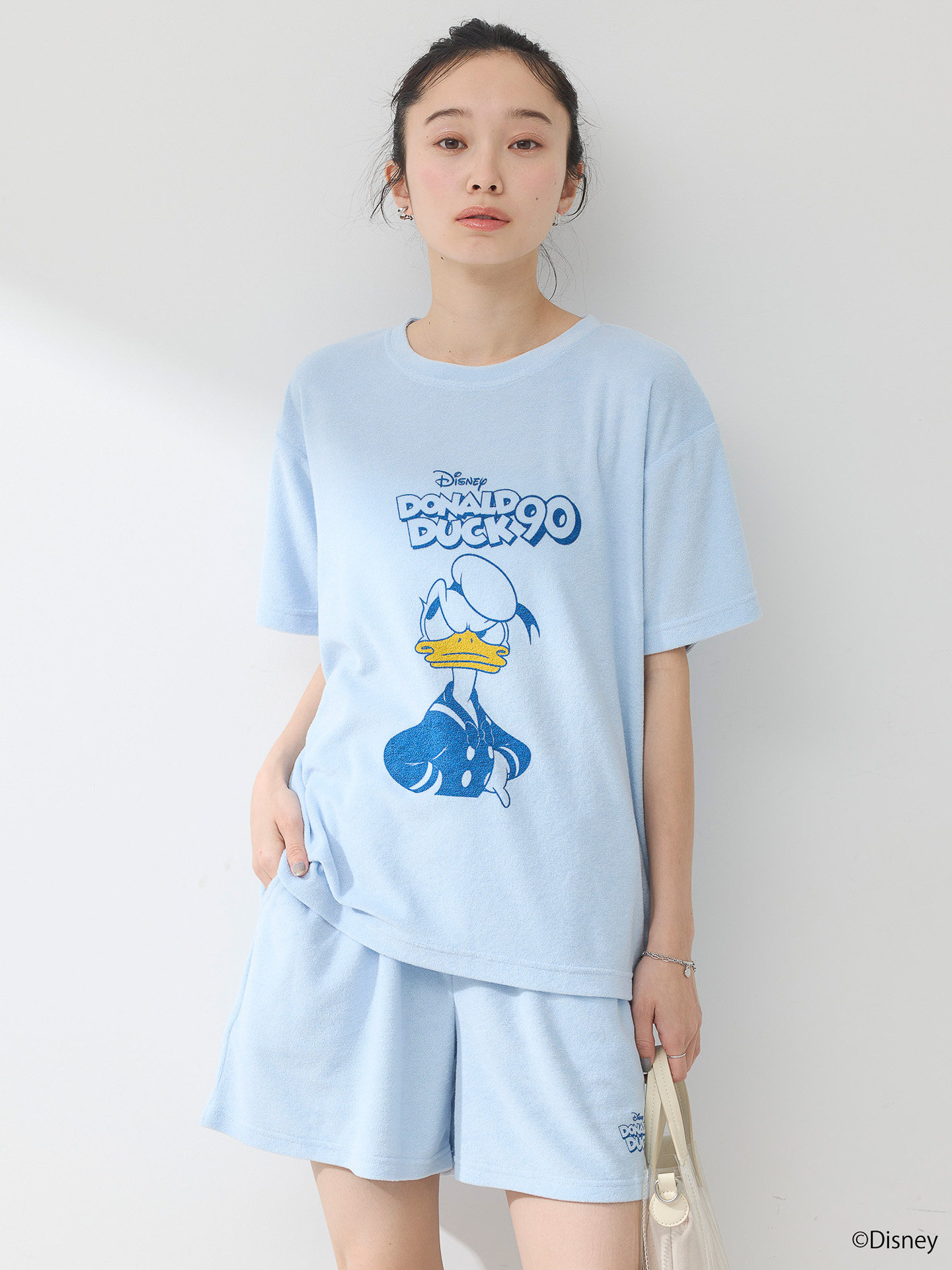 「ドナルド/SET2点プルオーバー×ショートパンツ」（4999円）