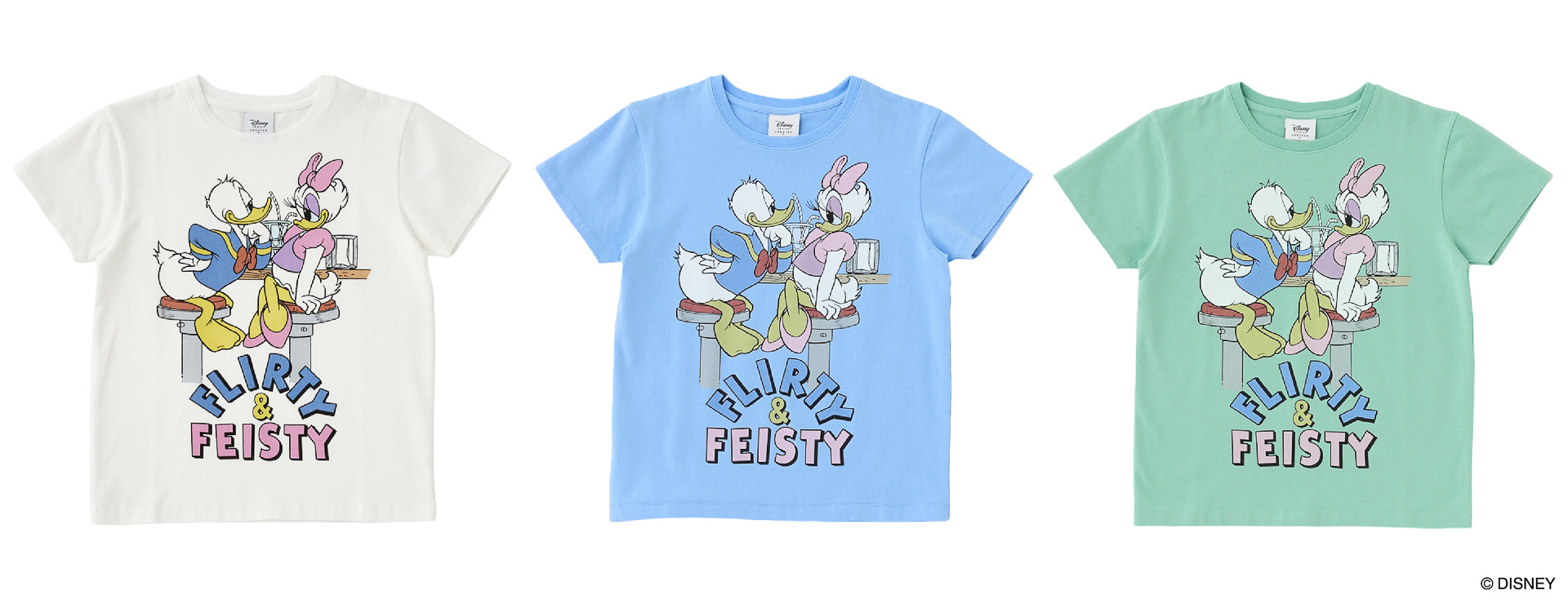 「MD CLASSIC TINY Tシャツ/DONALD」（各6996円）
