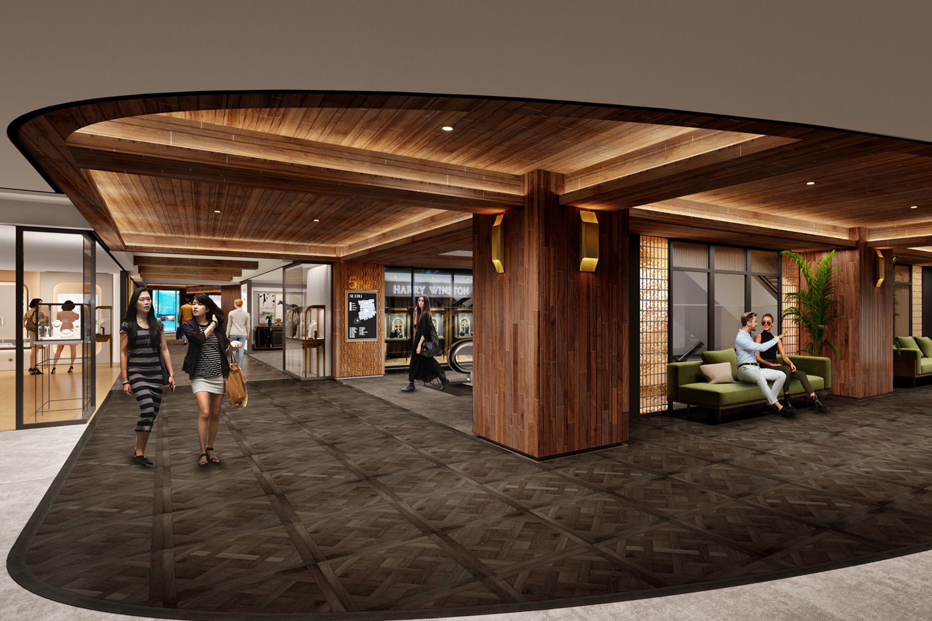 5階の宝飾・時計売り場のイメージ