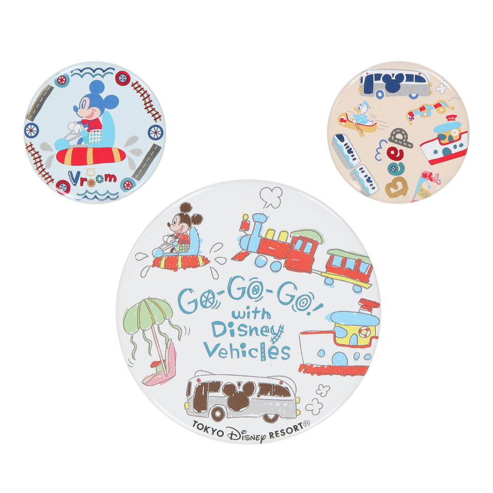 ディズニーリゾートGO−GO−GO！with Disney Vehicles 東京ディズニーリゾートの乗り物をデザインした「Go-Go-Go! with